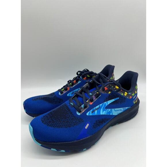 Brooks Launch 9 Running Shoes Blue/Peacoat/Yellow Men's Size 10, - Picture 9 of 12